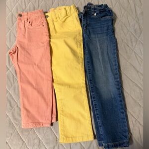 The Children's Place Kids Jeans - Pink, Yellow, Blue